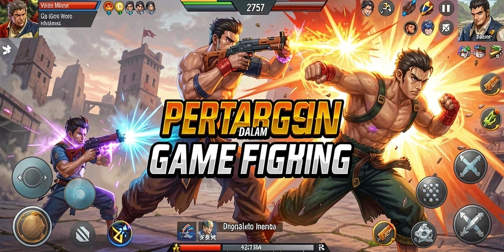 Tampilan seru dari gameplay Fighting di 2757.