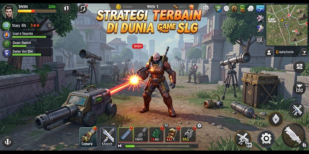 Tangkapan layar gameplay <strong>9N9N</strong> menampilkan aksi pertempuran yang intens dan strategis.