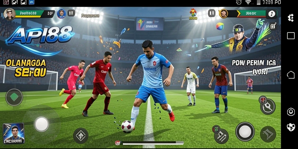 Tampilan gameplay seru yang mengasyikkan dalam API88.