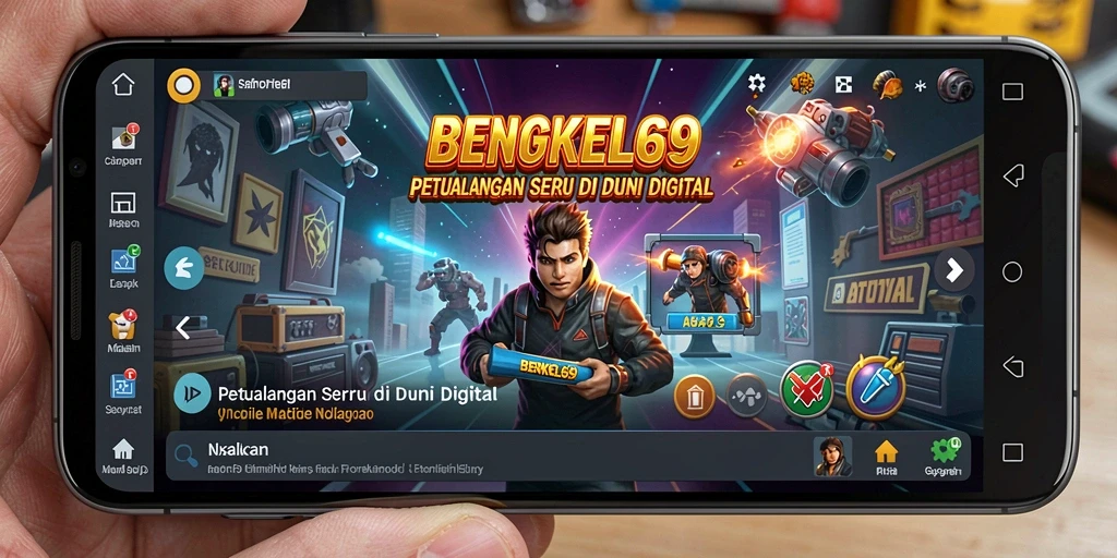 Tampilan menarik BENGKEL69 saat pemain menjelajahi dunia petualangan.
