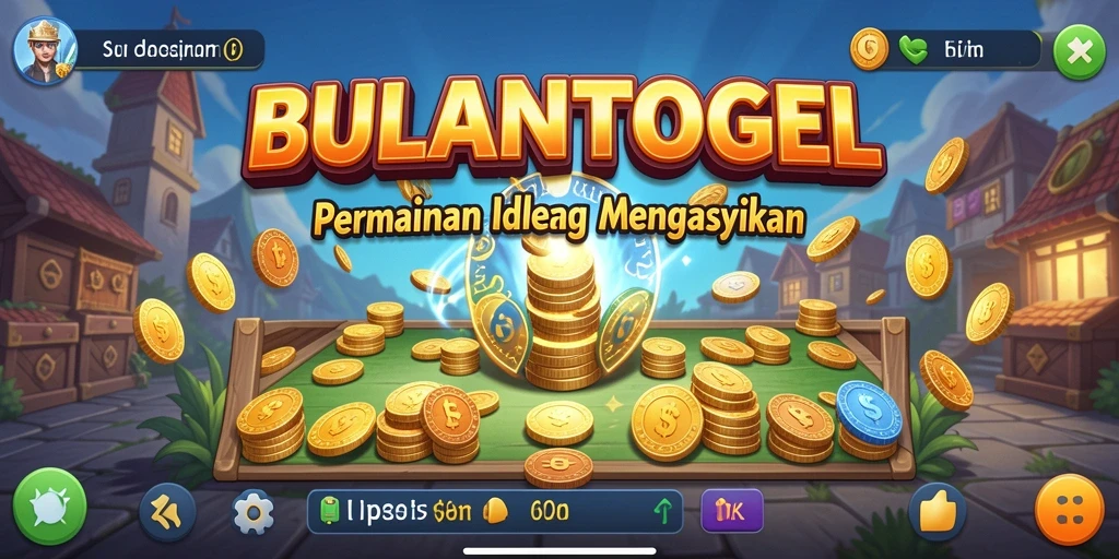 Tangkapan layar utama BULANTOGEL menampilkan dinamika gameplay Idle yang menarik.