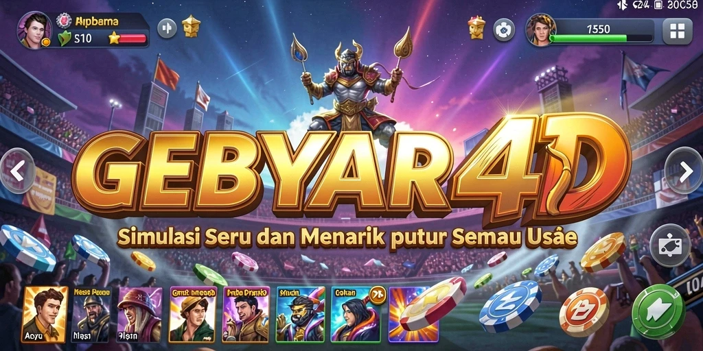 Tangkapan layar menampilkan gameplay GEBYAR4D yang mengasyikkan dan interaktif.