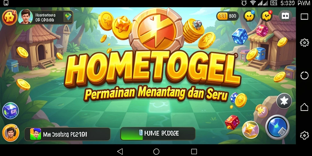Tampilan menarik dari gameplay HOMETOGEL dengan berbagai teka-teki.
