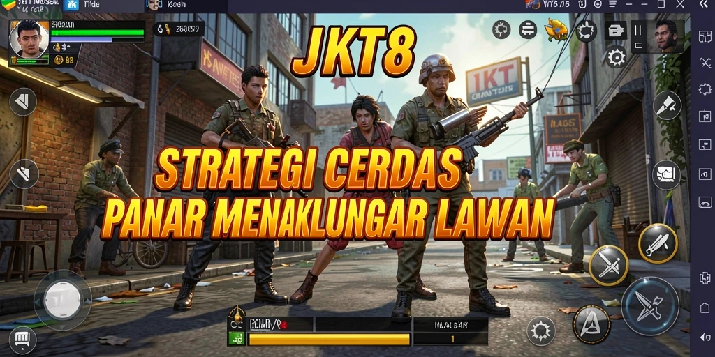 Gameplay menarik yang menunjukkan strategi dalam JKT8.
