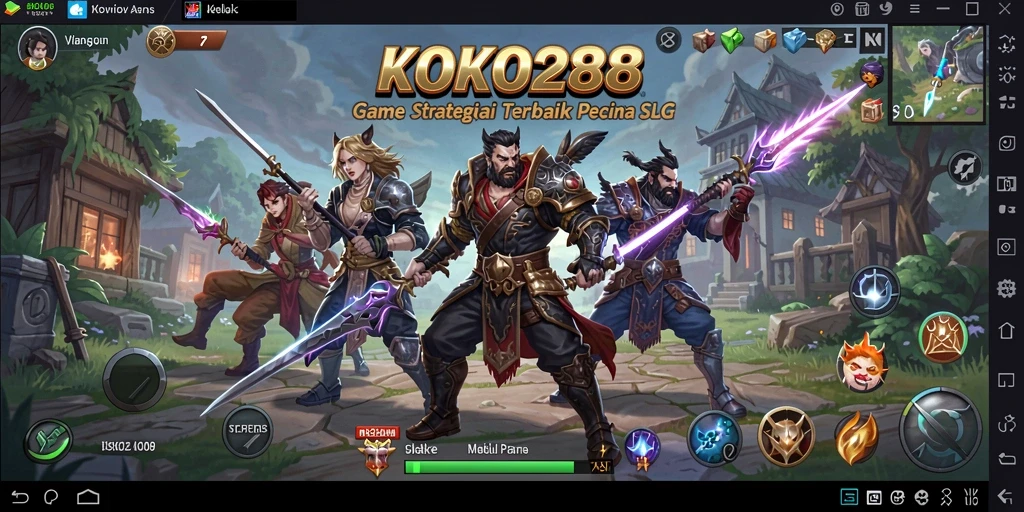 Tampilan gameplay SLG KOKO288 yang seru dan mendebarkan.