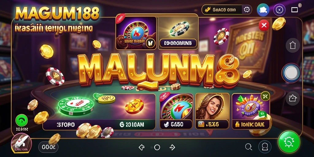 Tampilan menarik gameplay Kasino MAGNUM188.
