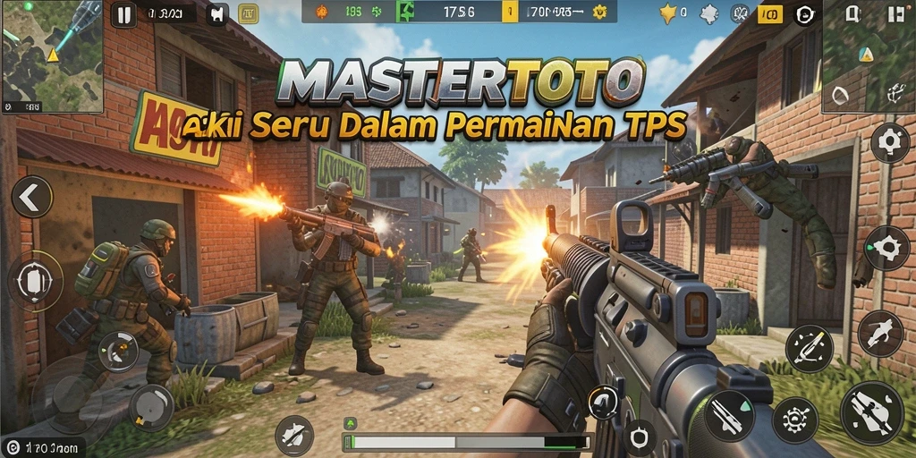 Screenshot MASTERTOTO menampilkan aksi gameplay TPS yang mendebarkan.