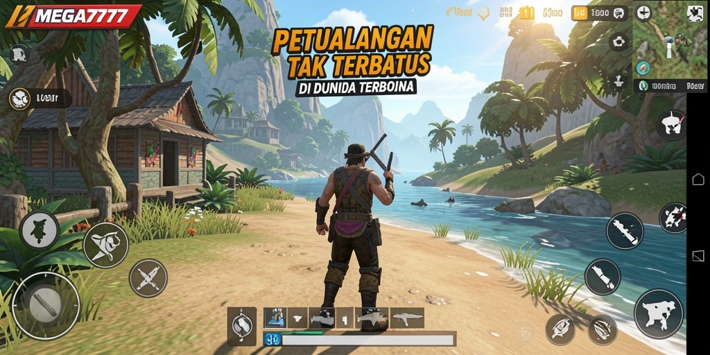 Gameplay MEGA777 yang menakjubkan dalam dunia terbuka.