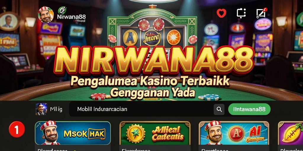 Tampilan gameplay Kasino NIRWANA88 yang menakjubkan dan interaktif.