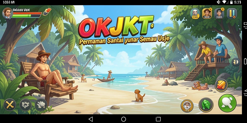 Screenshot gameplay yang menarik dari OKJKT, menunjukkan keseruan saat bermain.