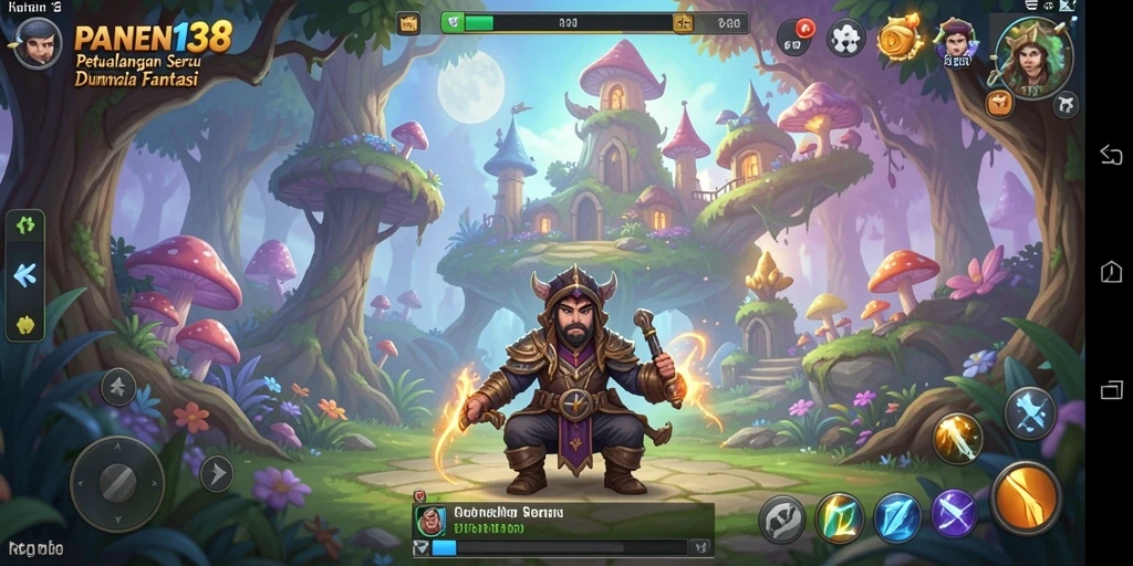 Tampilan gameplay menarik dan penuh petualangan dalam PANEN138.