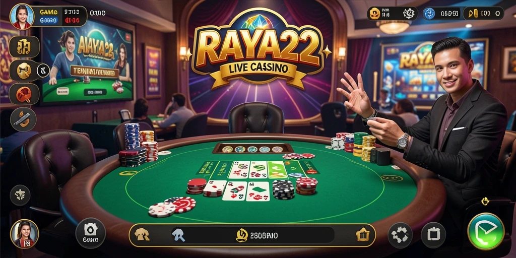Gameplay Live Casino yang memukau dan interaktif.