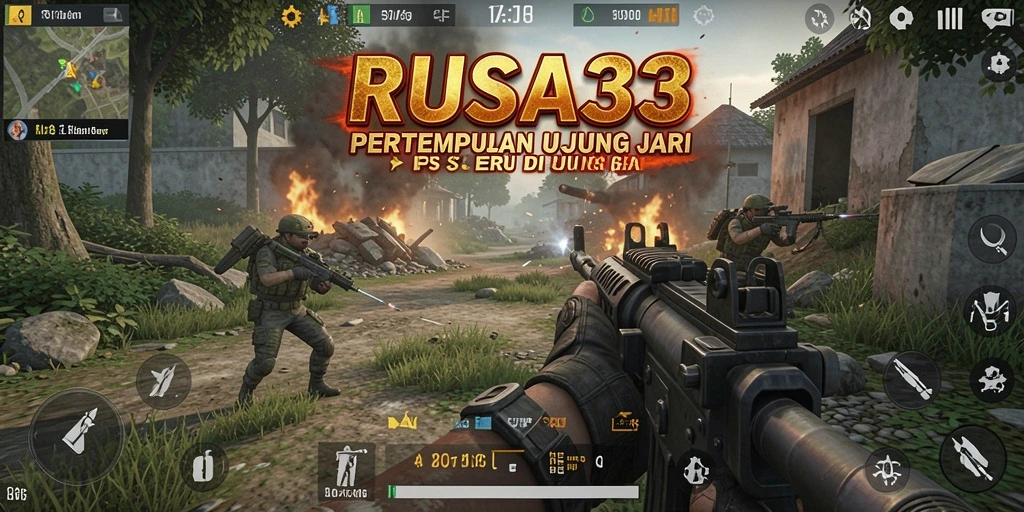 Screenshot menampilkan aksi gameplay menegangkan dalam RUSA33.