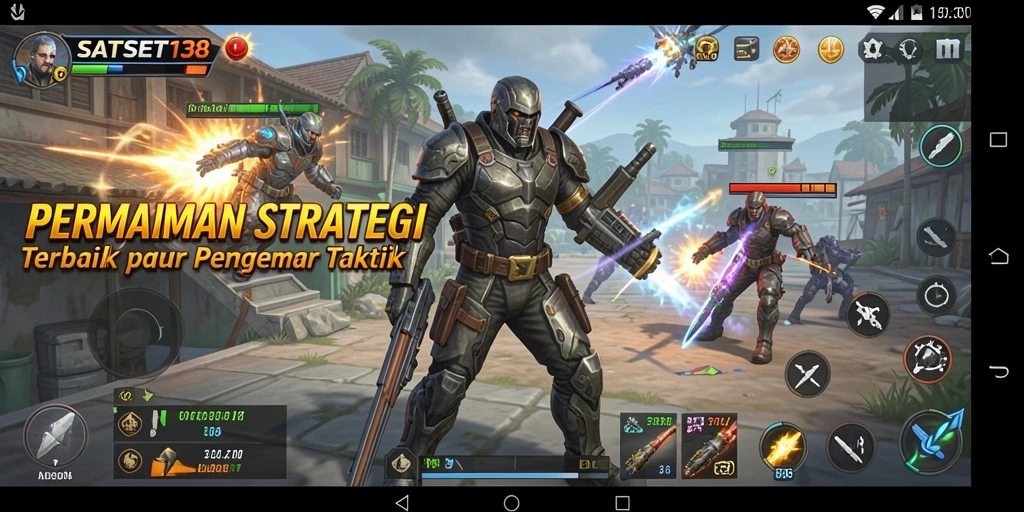 Gameplay SATSET138 yang intens dan penuh strategi.