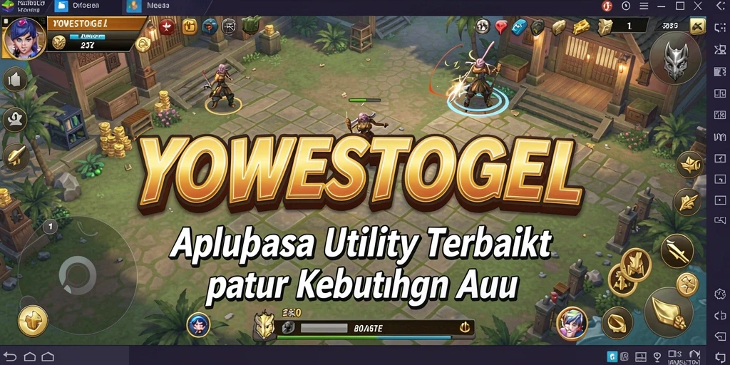 Tampilan antarmuka YOWESTOGEL yang sederhana dan elegan.
